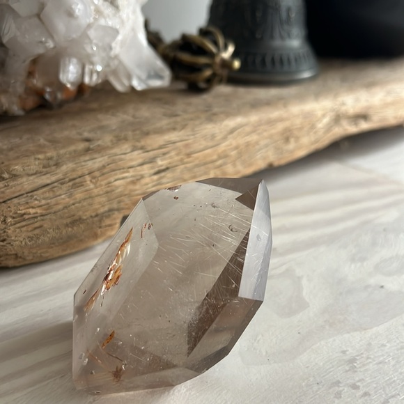 smoky quartz rutile w/ golden healer inclusions - Picture 14 of 16